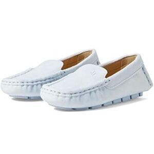 Janie and Jack Suede Driving Shoe in Light Blue Size 10 Little Boys